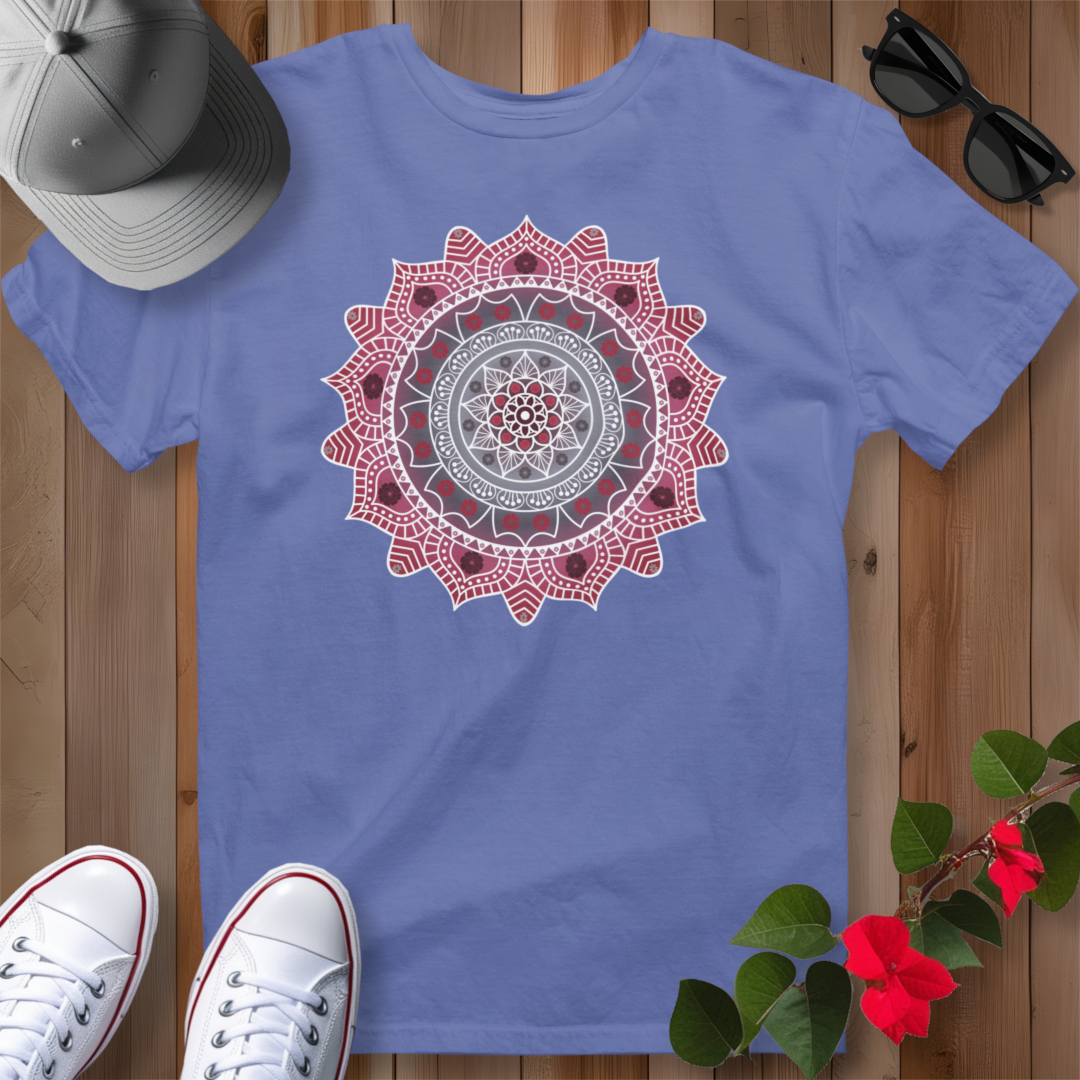 Hawaiian Hibiscus Mandala T-Shirt RGr