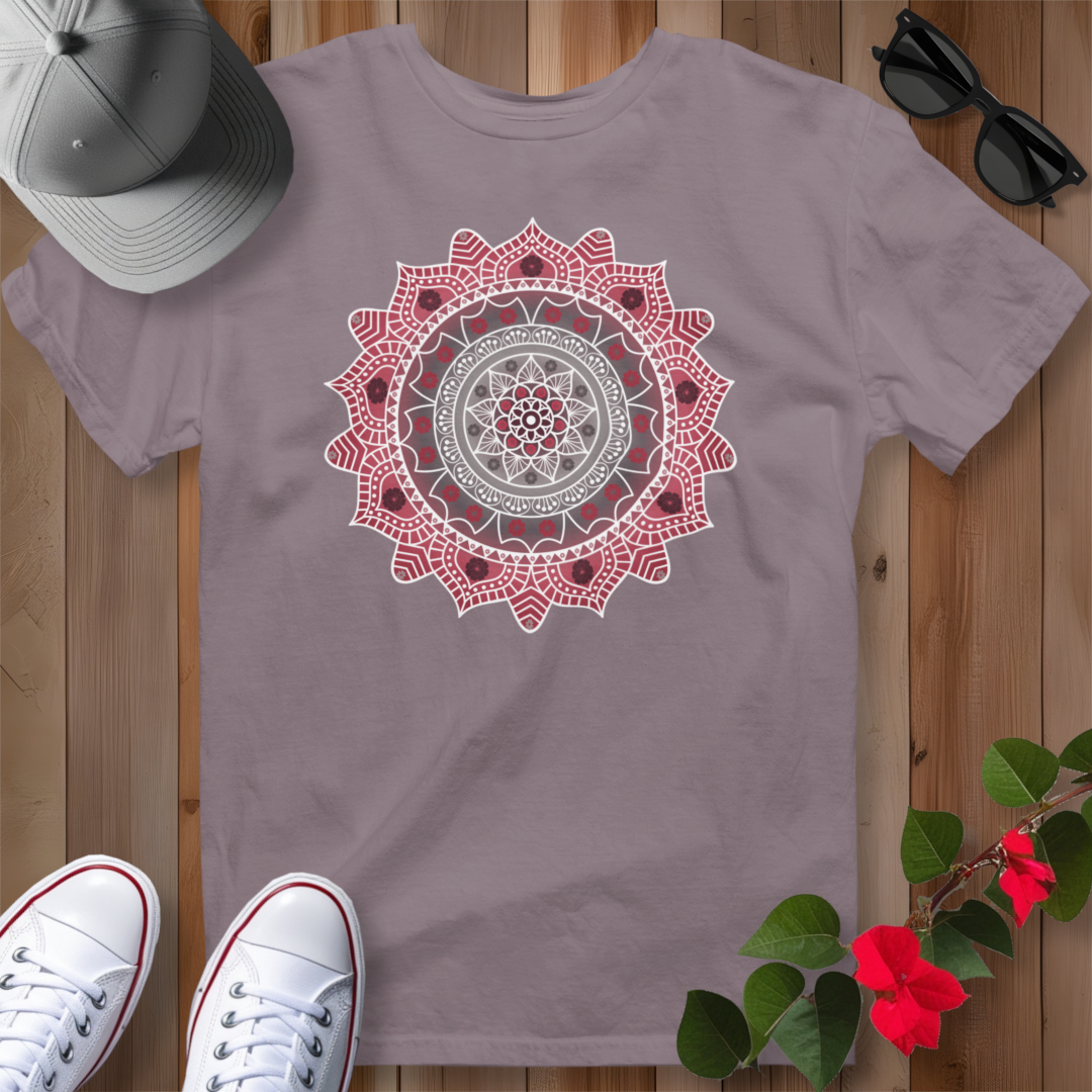 Hawaiian Hibiscus Mandala T-Shirt RGr