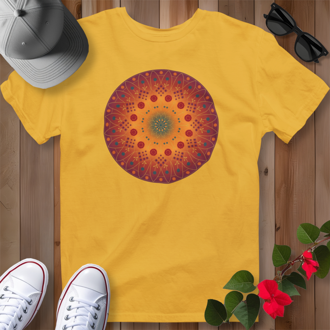 Sunflower Mandala T-Shirt RO