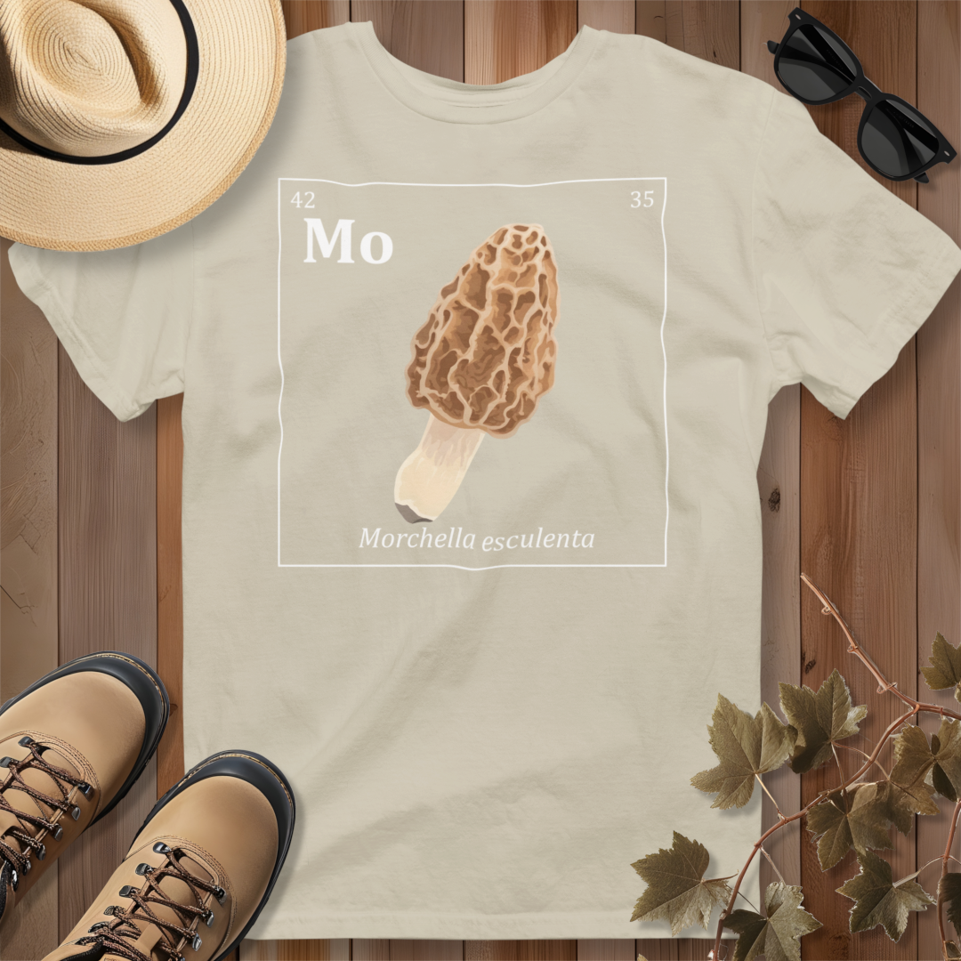 Periodic Table of Vegetables - Morel Mushroom T-Shirt