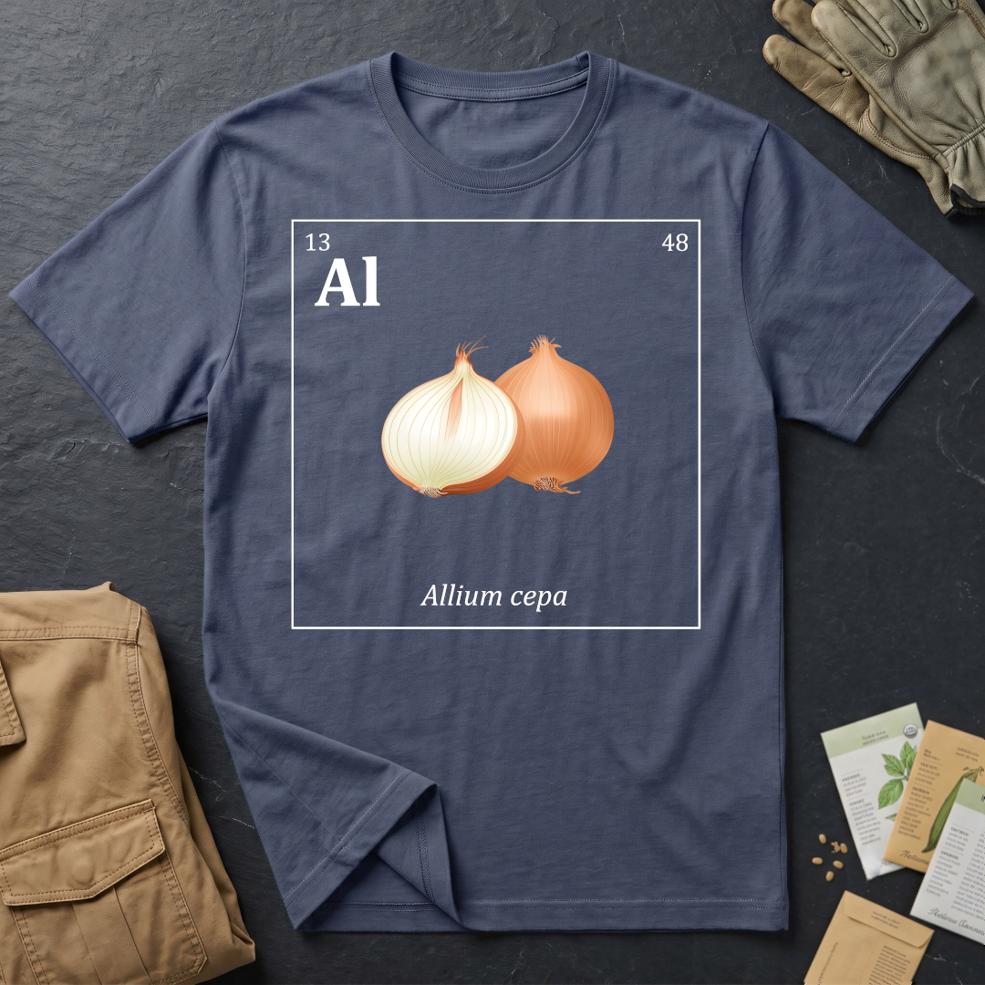 Periodic Table of Vegetables - Onion T-Shirt