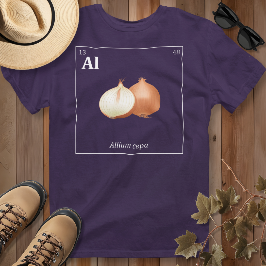 Periodic Table of Vegetables - Onion T-Shirt