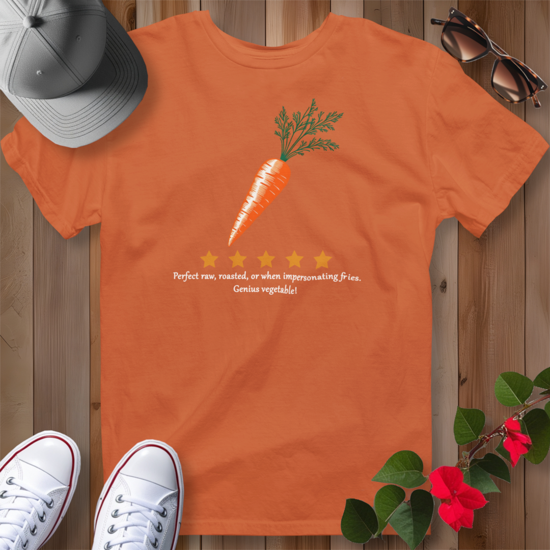 Orange Carrot Review 4 T-Shirt