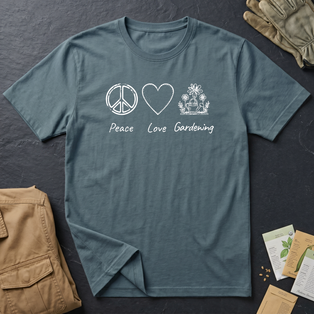 Peace Love Gardening T-Shirt