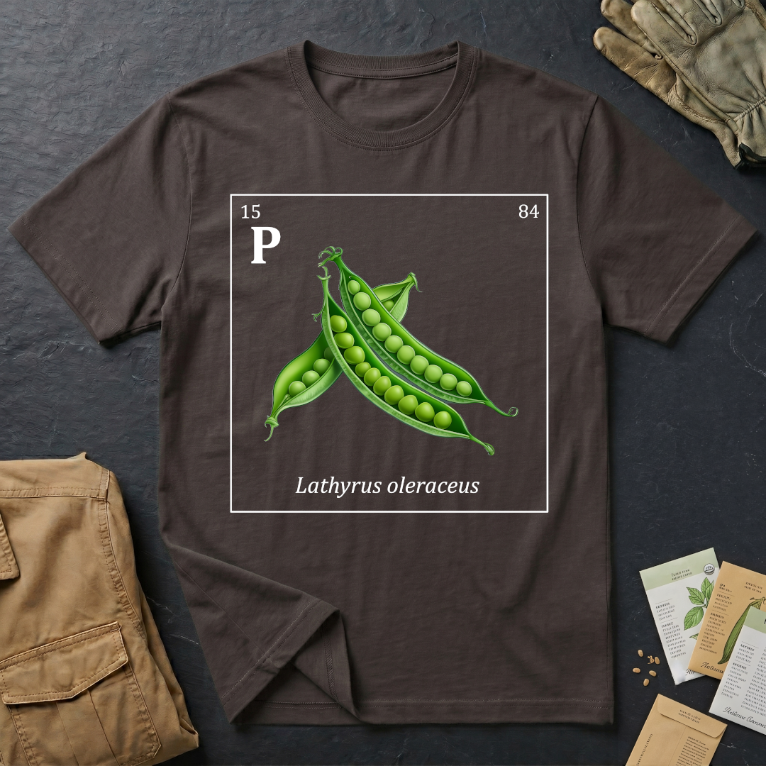 Periodic Table of Vegetables - Peas T-Shirt
