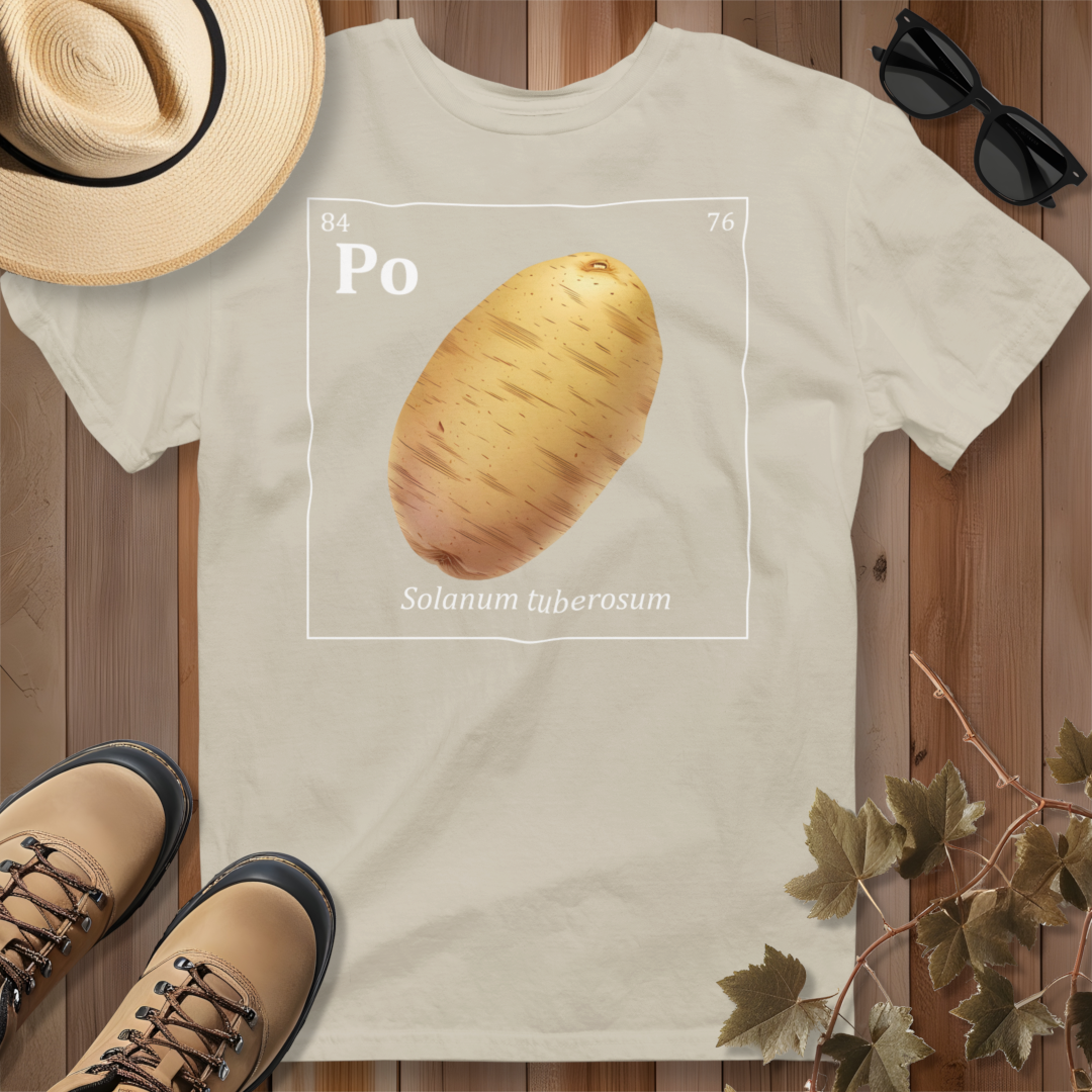 Periodic Table of Vegetables - Potato T-Shirt