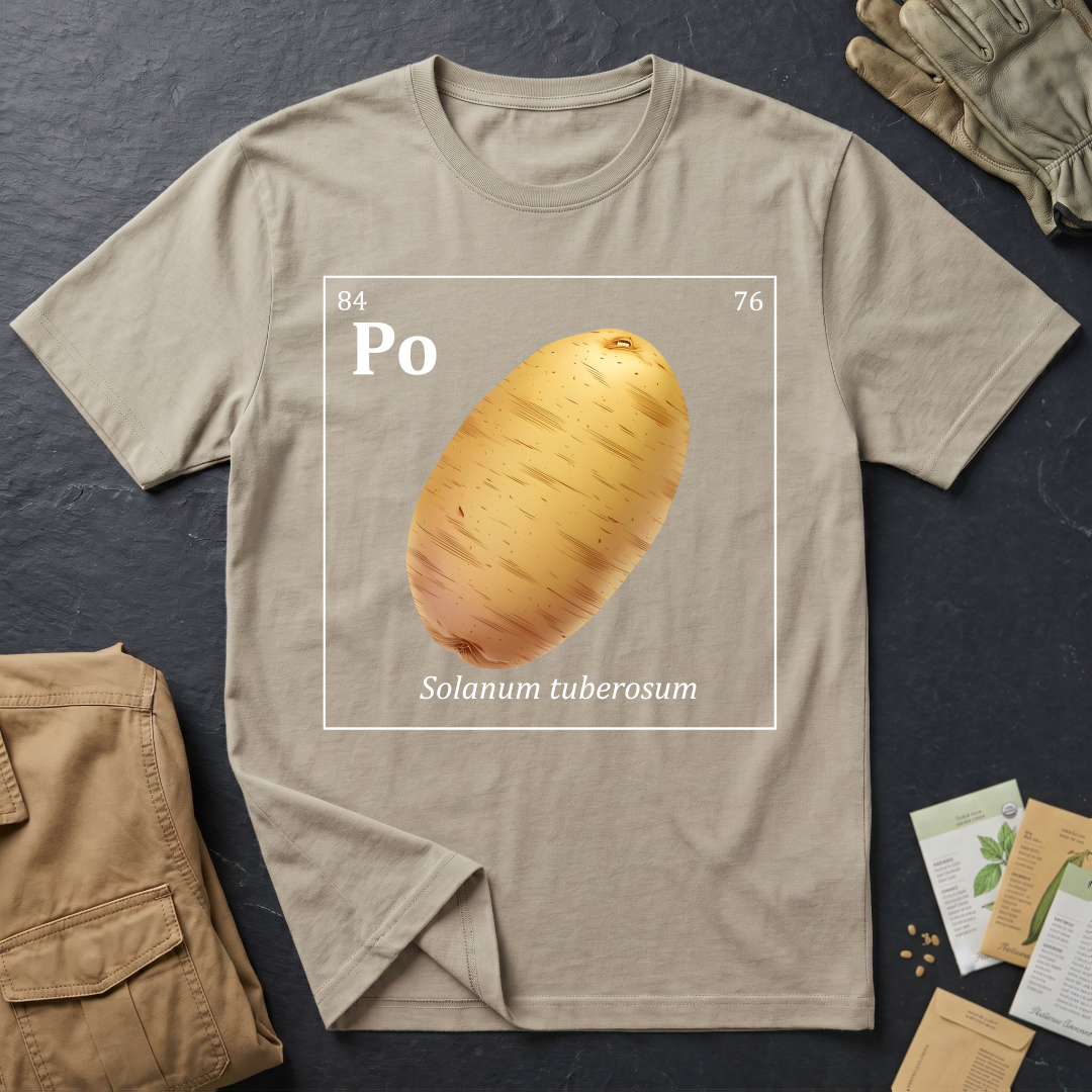 Periodic Table of Vegetables - Potato T-Shirt