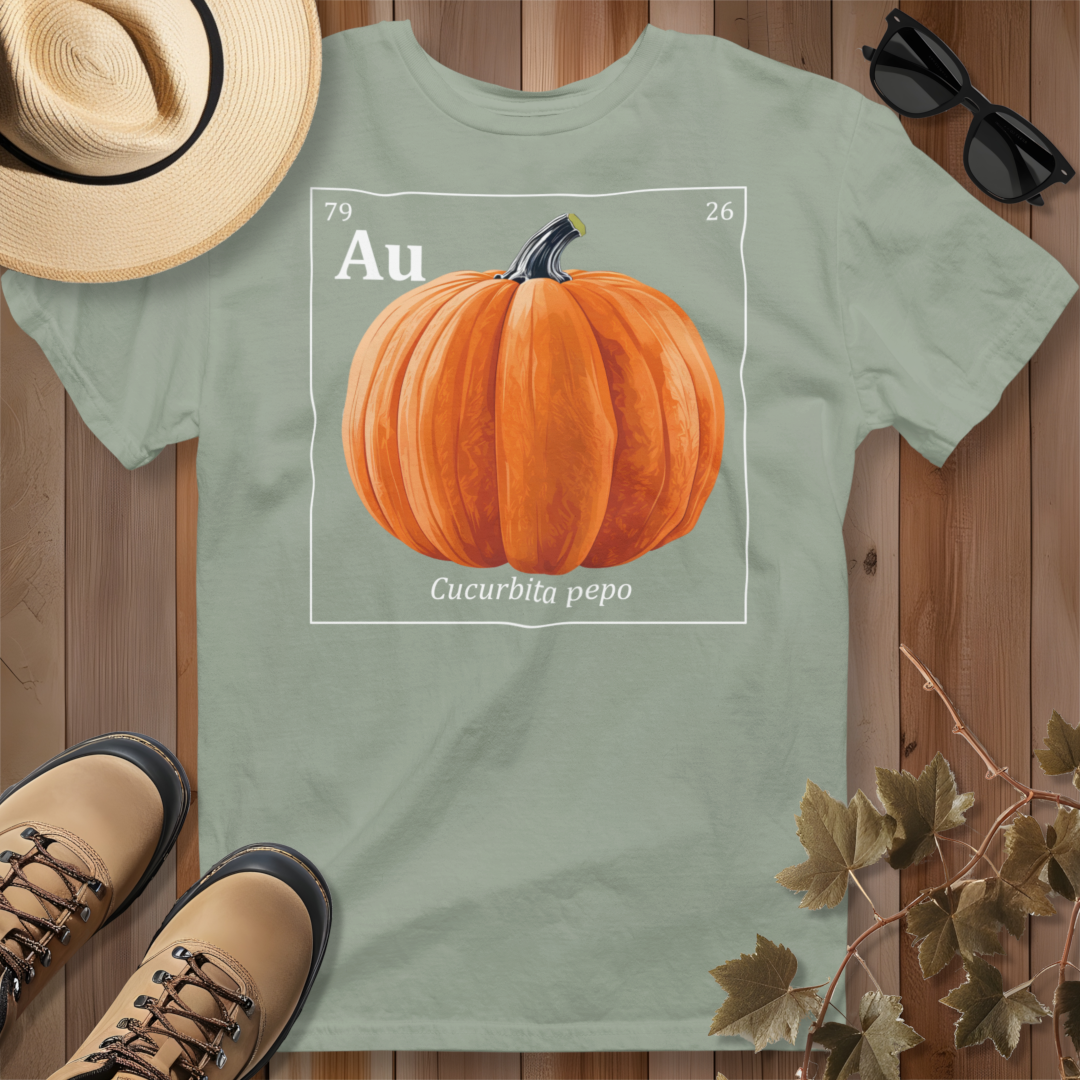 Periodic Table of Vegetables - Pumpkin T-Shirt