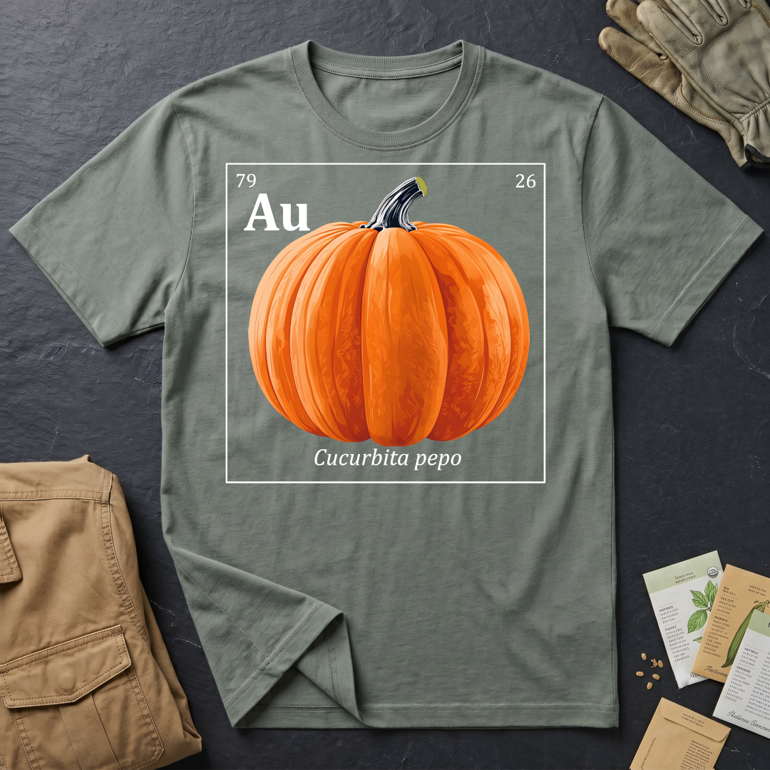 Periodic Table of Vegetables - Pumpkin T-Shirt