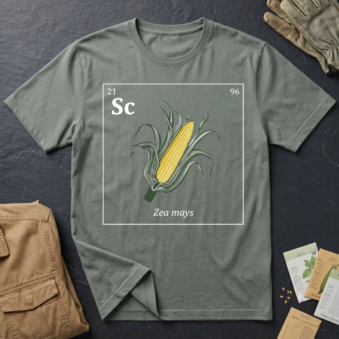 Periodic Table of Vegetables - Sweet Corn T-Shirt