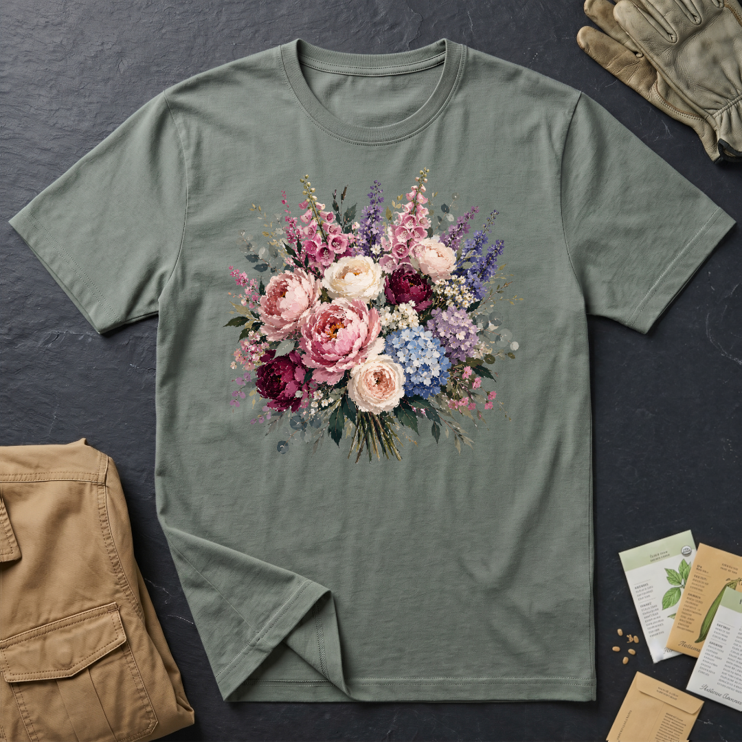 Vintage Garden Bouquet T-Shirt