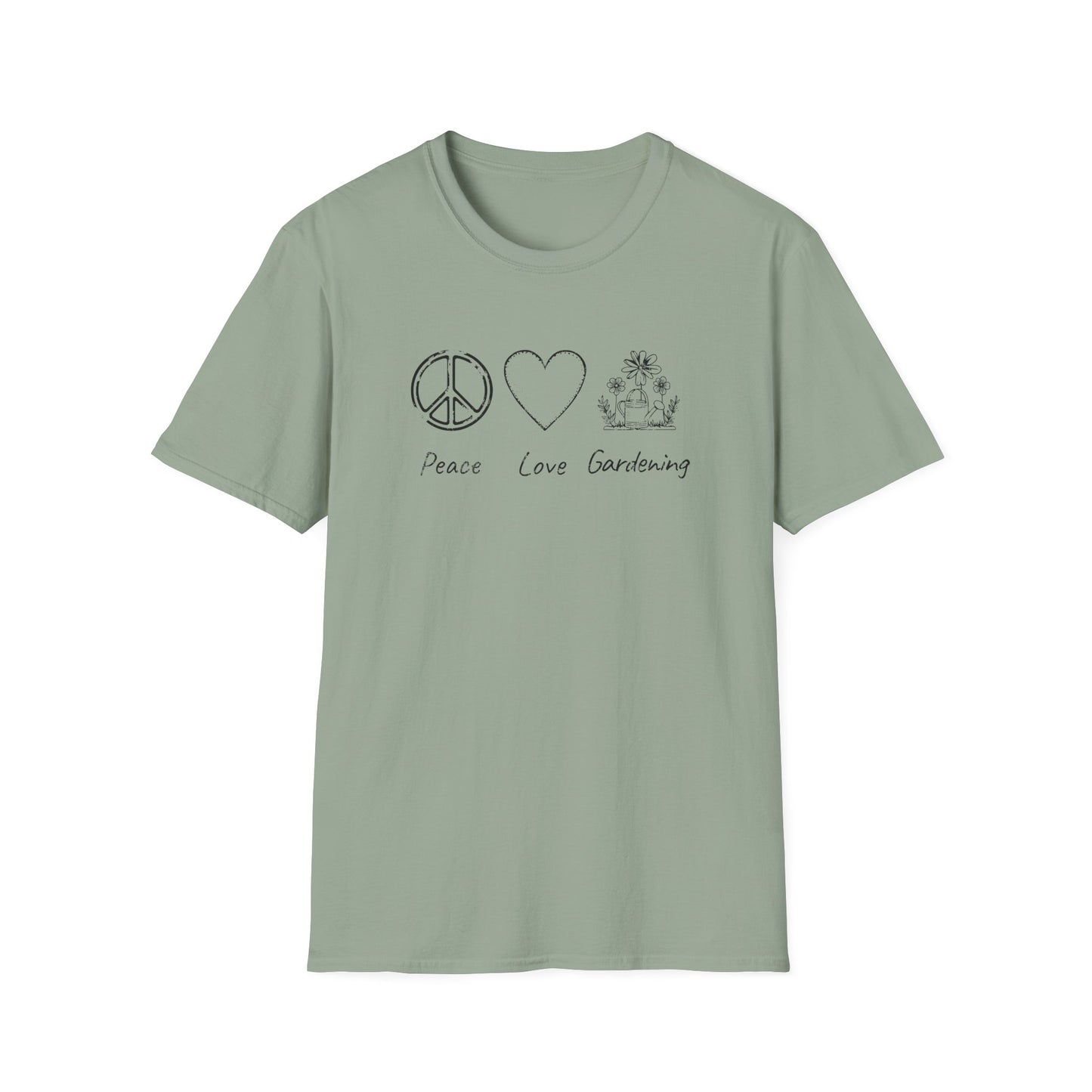 Peace Love Gardening (B) T-Shirt
