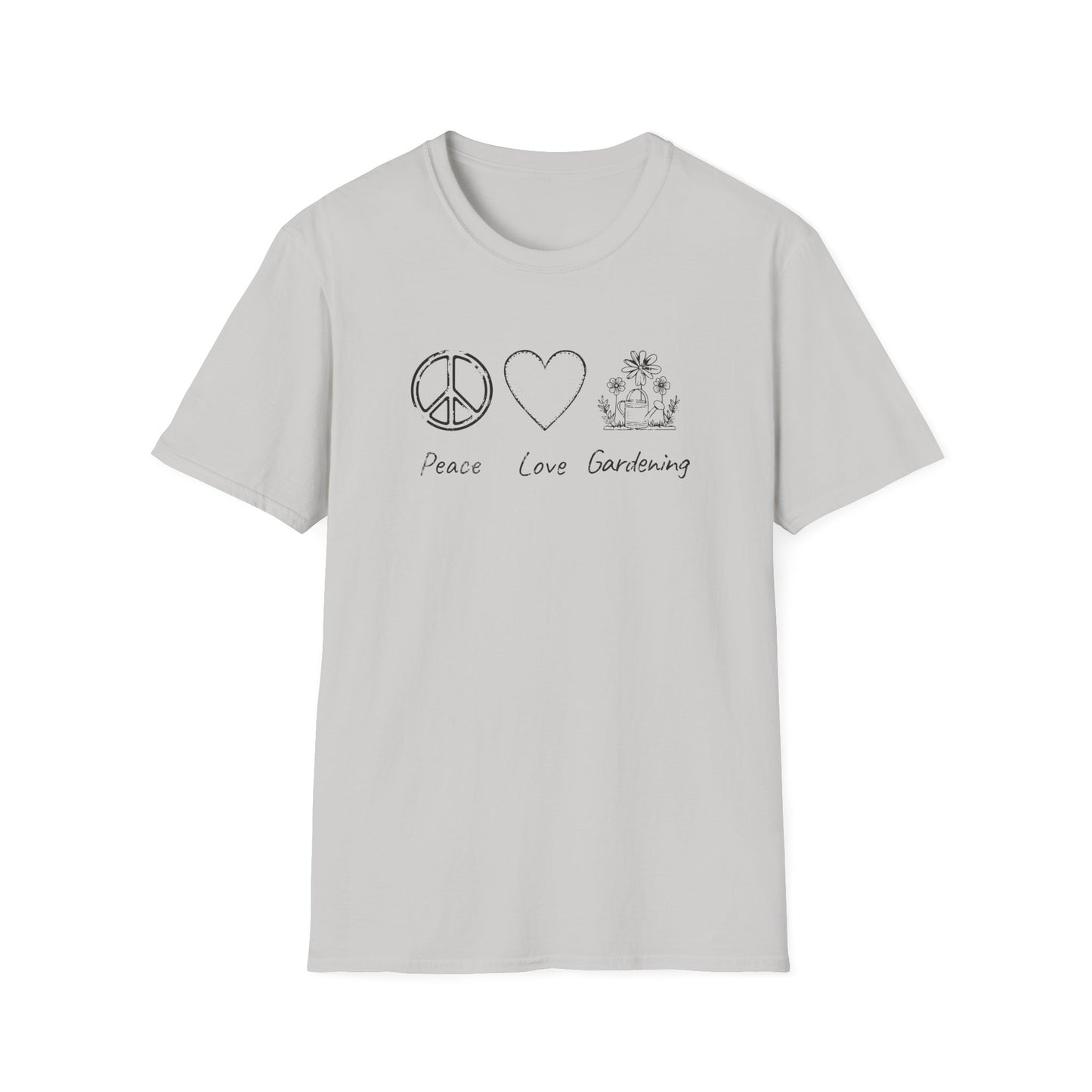 Peace Love Gardening (B) T-Shirt