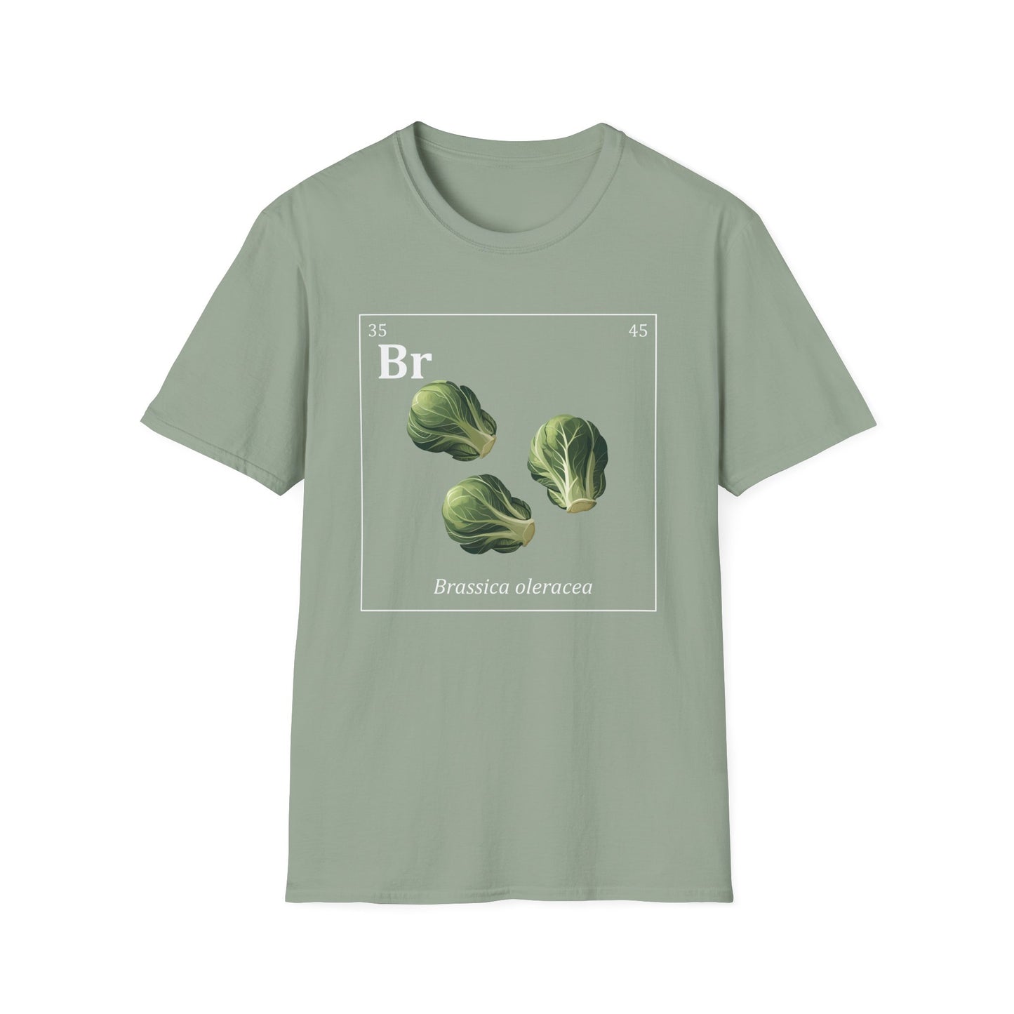 Periodic Table of Vegetables - Brussels Sprouts T-Shirt