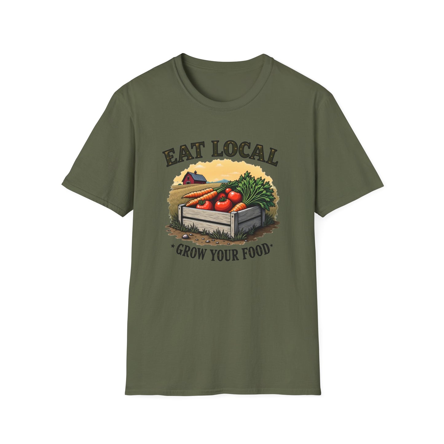 Eat Local Grow Your Food 3 T-Shirt
