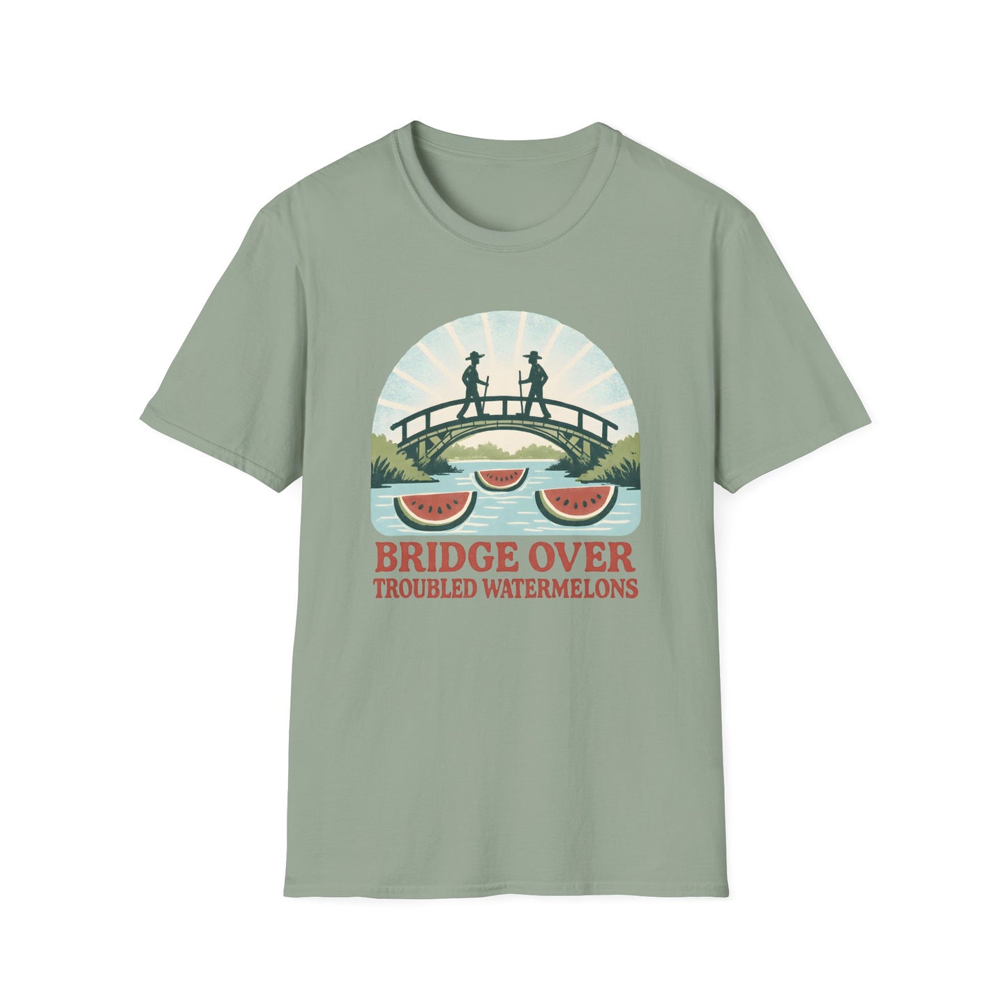 Bridge Over Troubled Watermelons T-Shirt