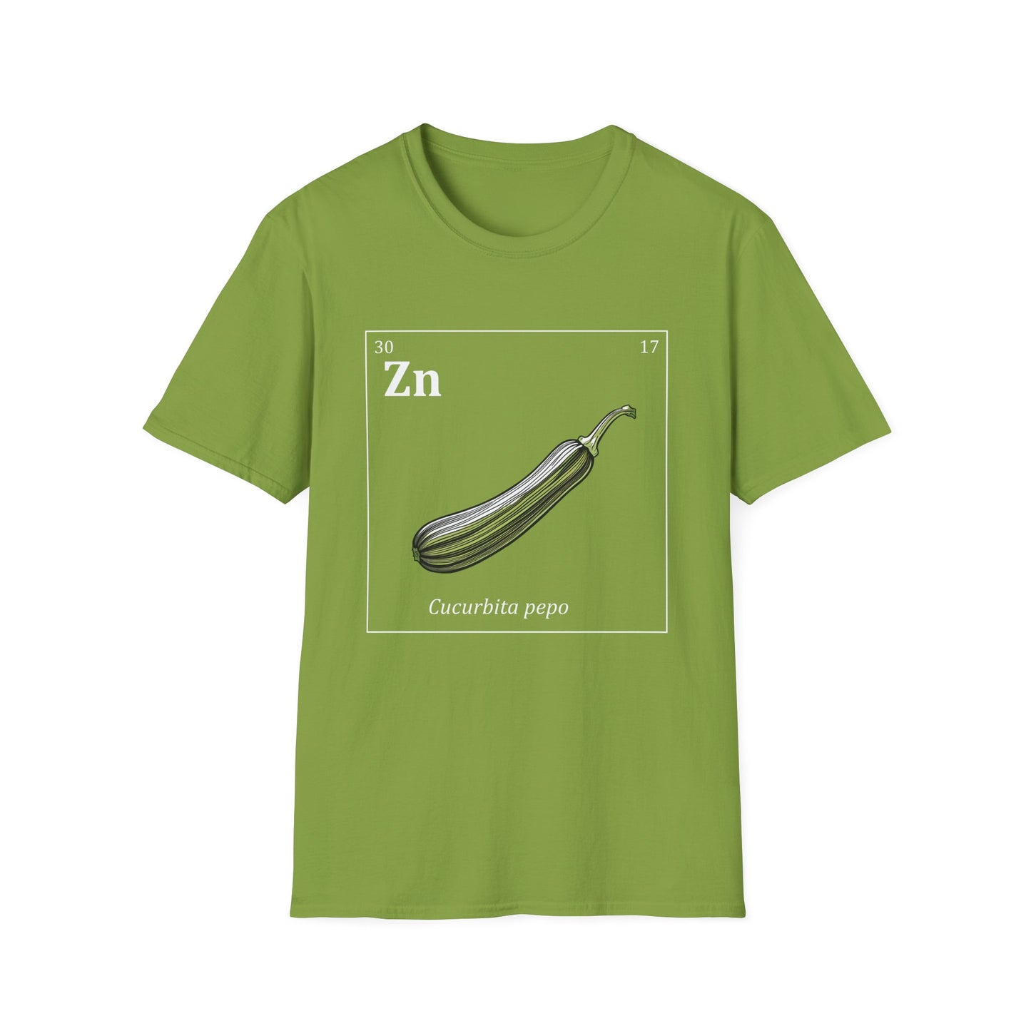 Periodic Table of Vegetables - Zucchini T-Shirt