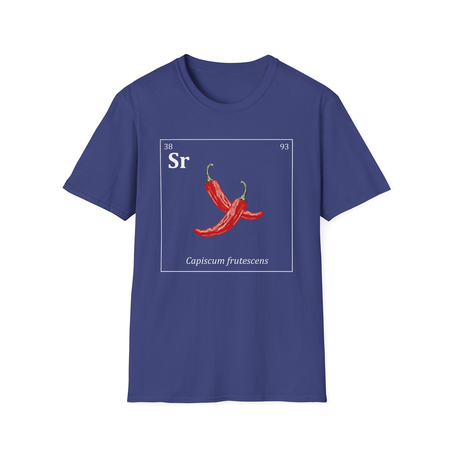 Periodic Table of Vegetables - Chili Peppers T-Shirt