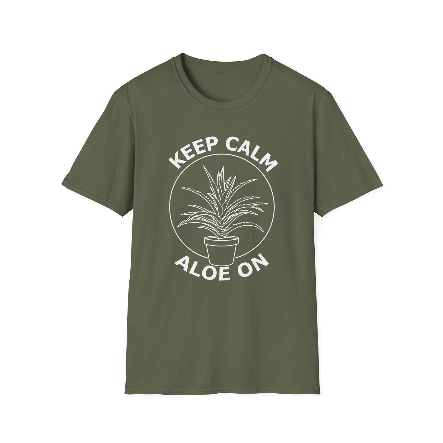 Keep Calm Aloe On (W) T-Shirt