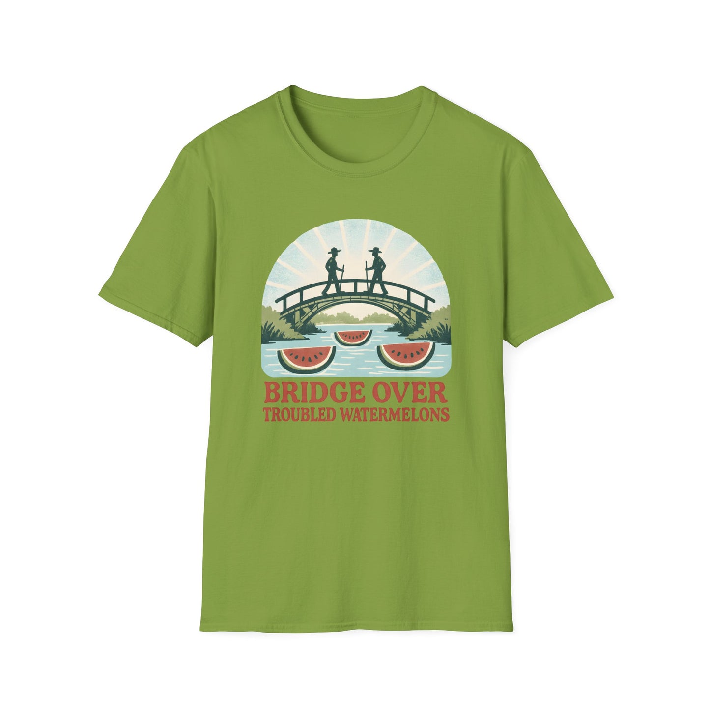 Bridge Over Troubled Watermelons T-Shirt