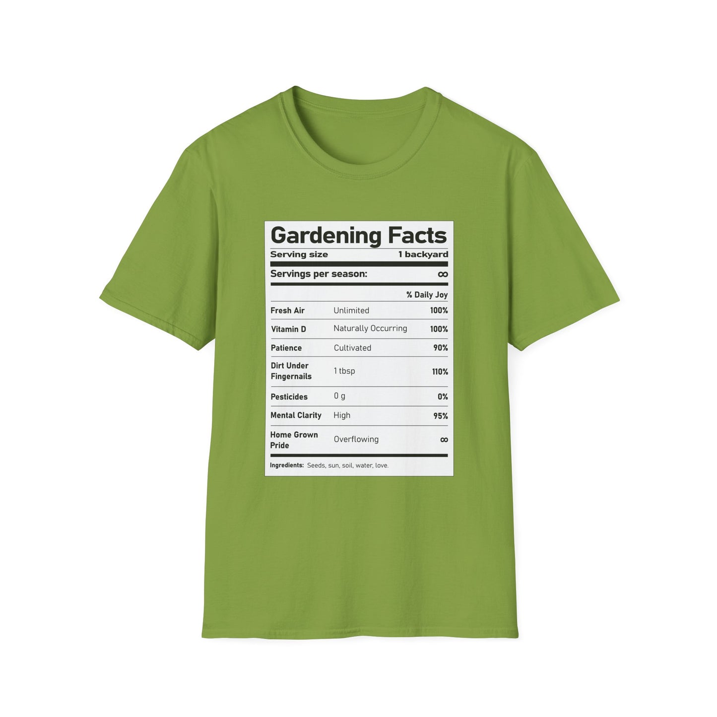 Gardening Facts T-Shirt