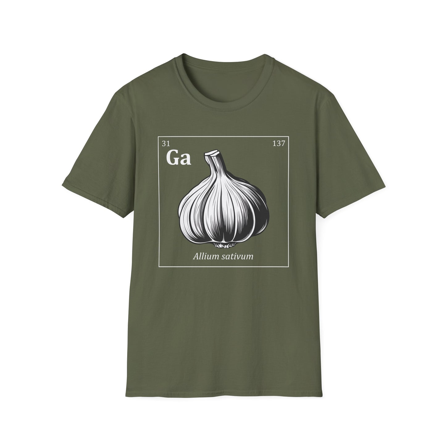 Periodic Table of Vegetables - Garlic T-Shirt