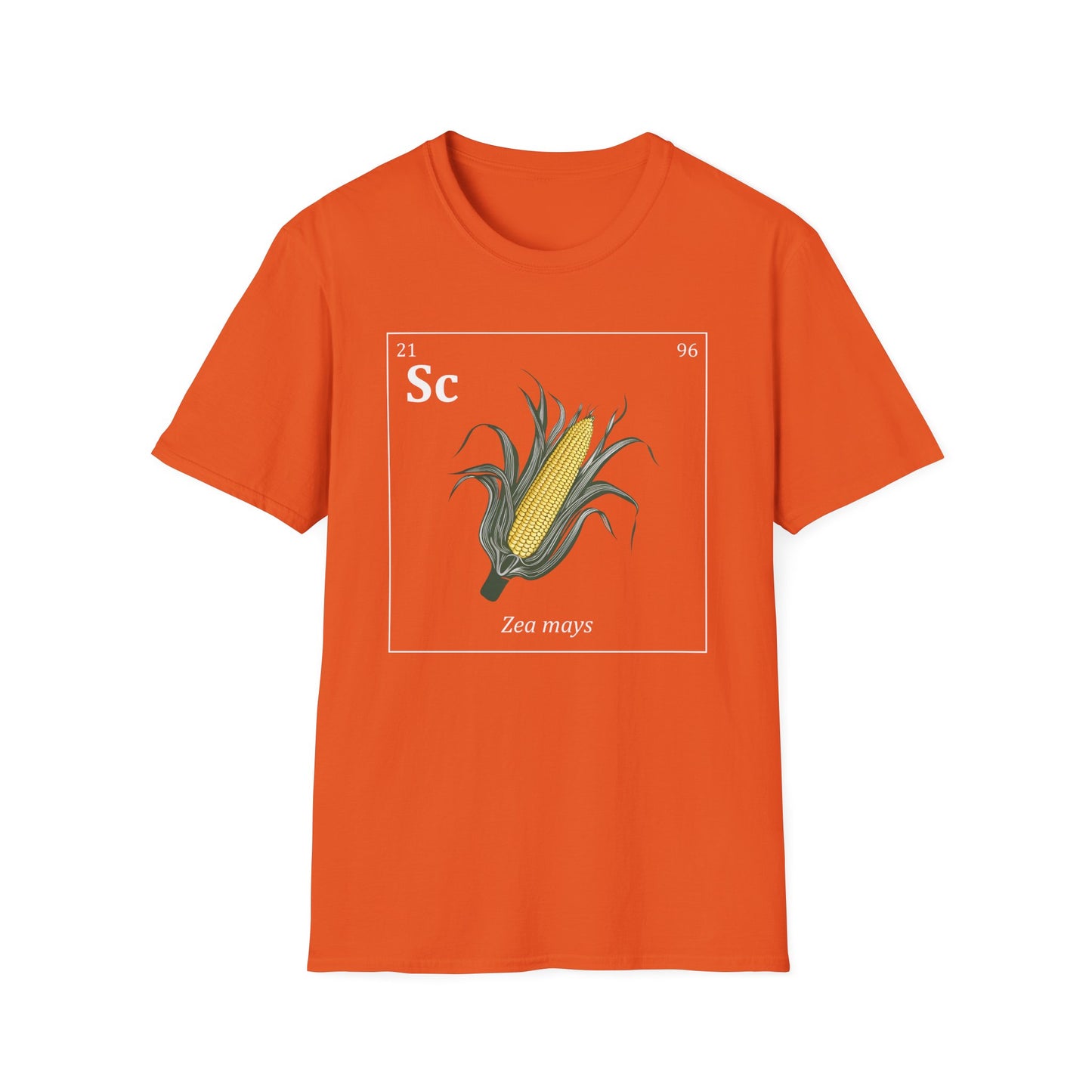 Periodic Table of Vegetables - Sweet Corn T-Shirt