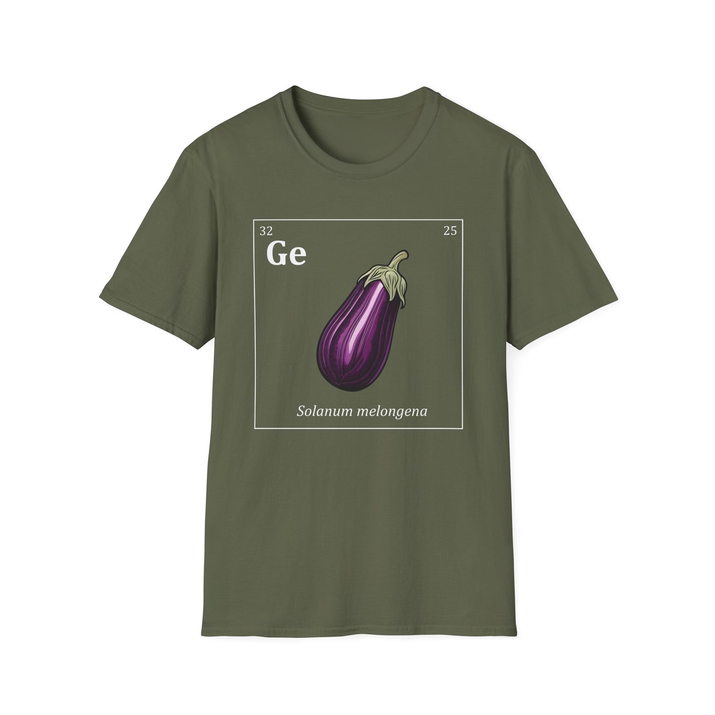Periodic Table of Vegetables - Eggplant T-Shirt