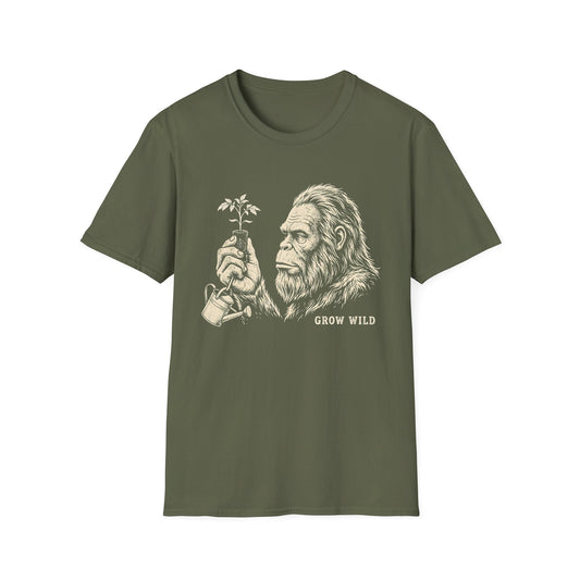 Bigfoot Growing Tomatoes T-Shirt