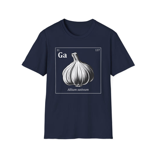 Periodic Table of Vegetables - Garlic T-Shirt
