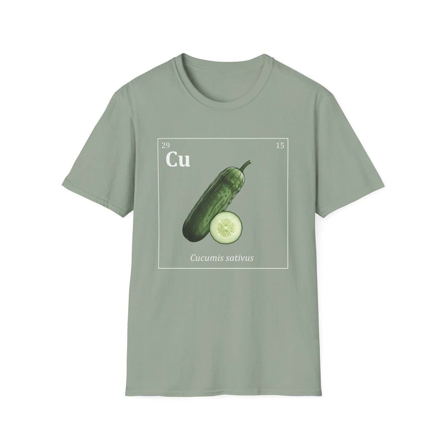 Periodic Table of Vegetables - Cucumber T-Shirt