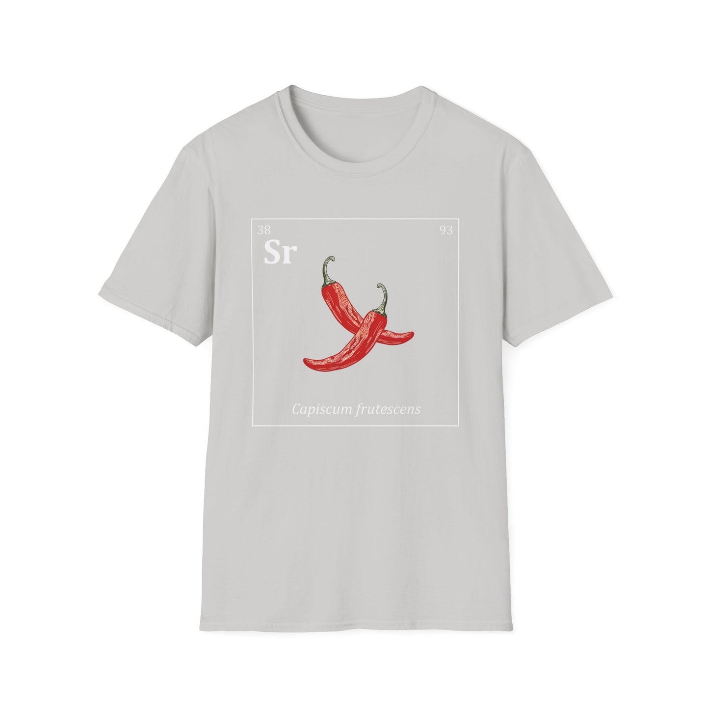 Periodic Table of Vegetables - Chili Peppers T-Shirt