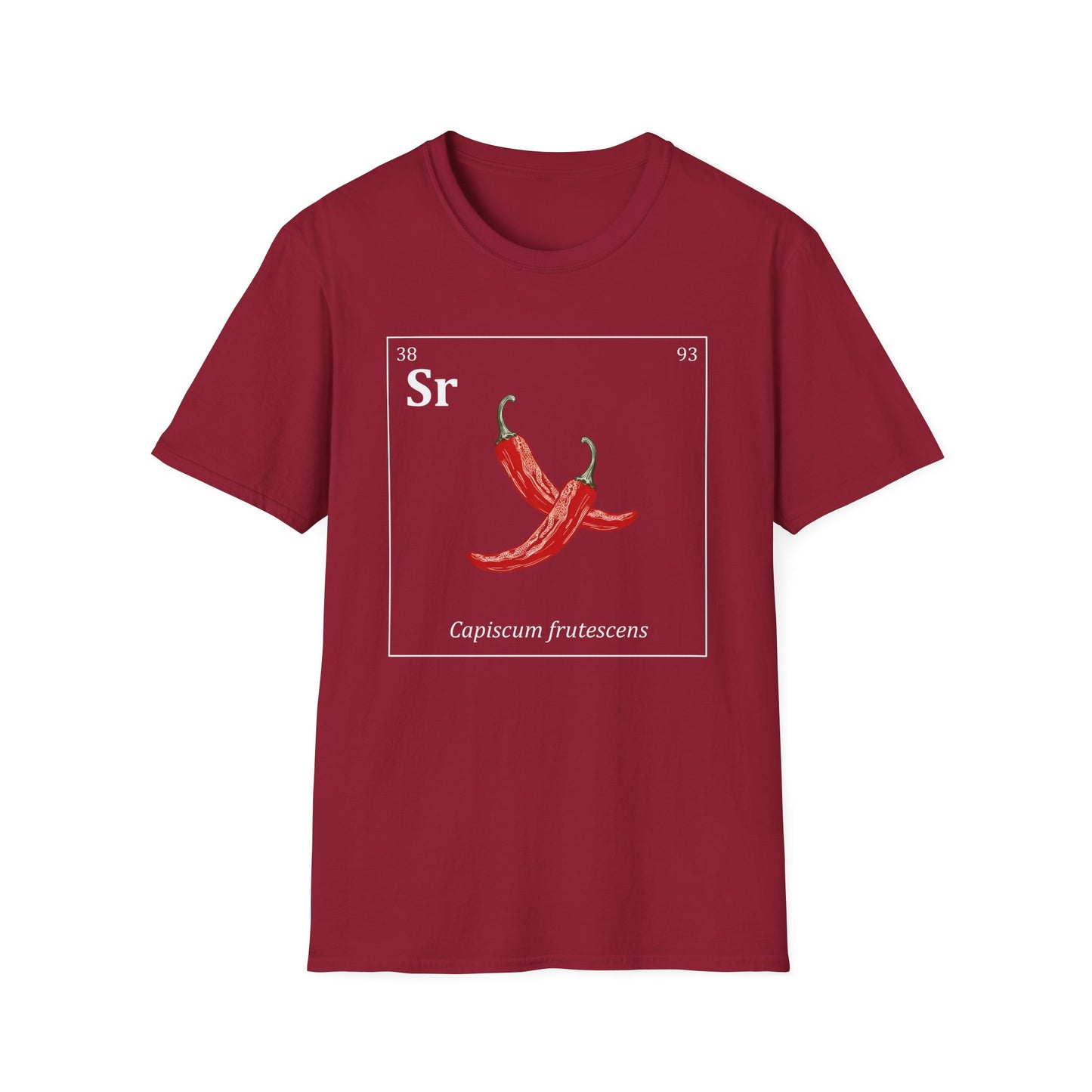 Periodic Table of Vegetables - Chili Peppers T-Shirt