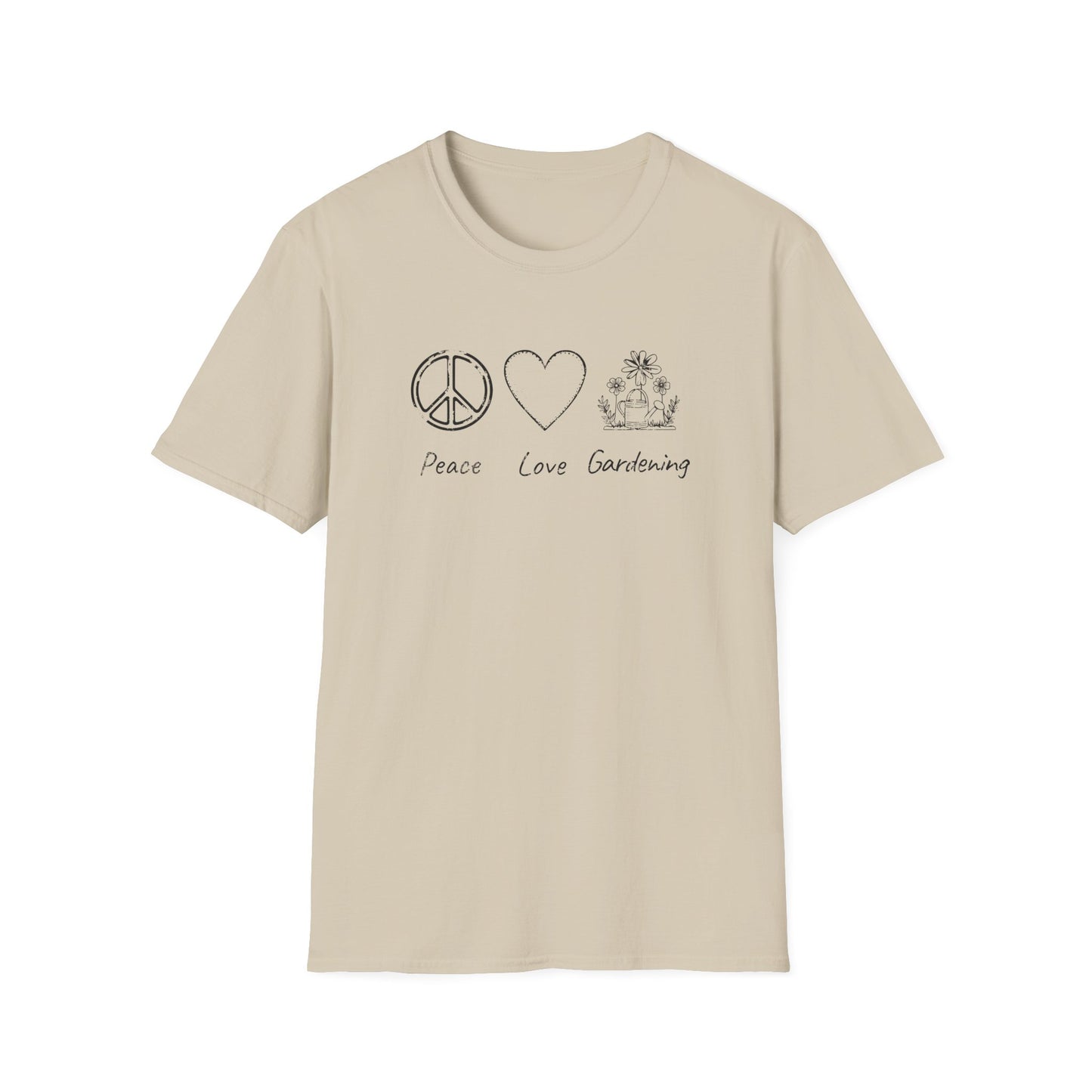 Peace Love Gardening (B) T-Shirt