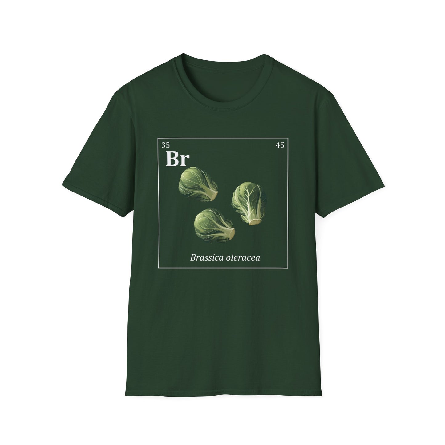 Periodic Table of Vegetables - Brussels Sprouts T-Shirt