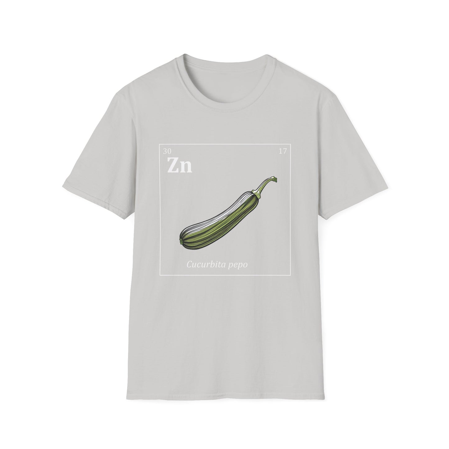 Periodic Table of Vegetables - Zucchini T-Shirt