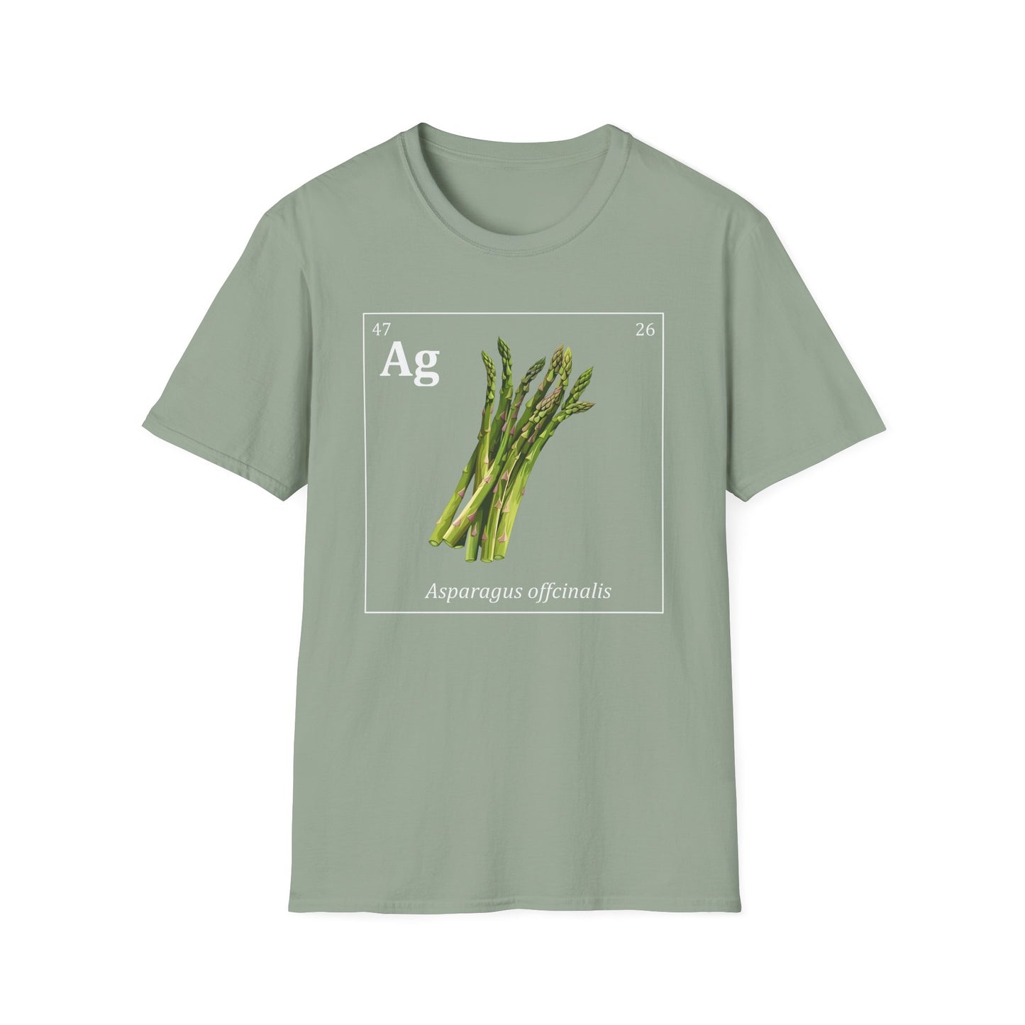 Periodic Table of Vegetables - Asparagus T-Shirt
