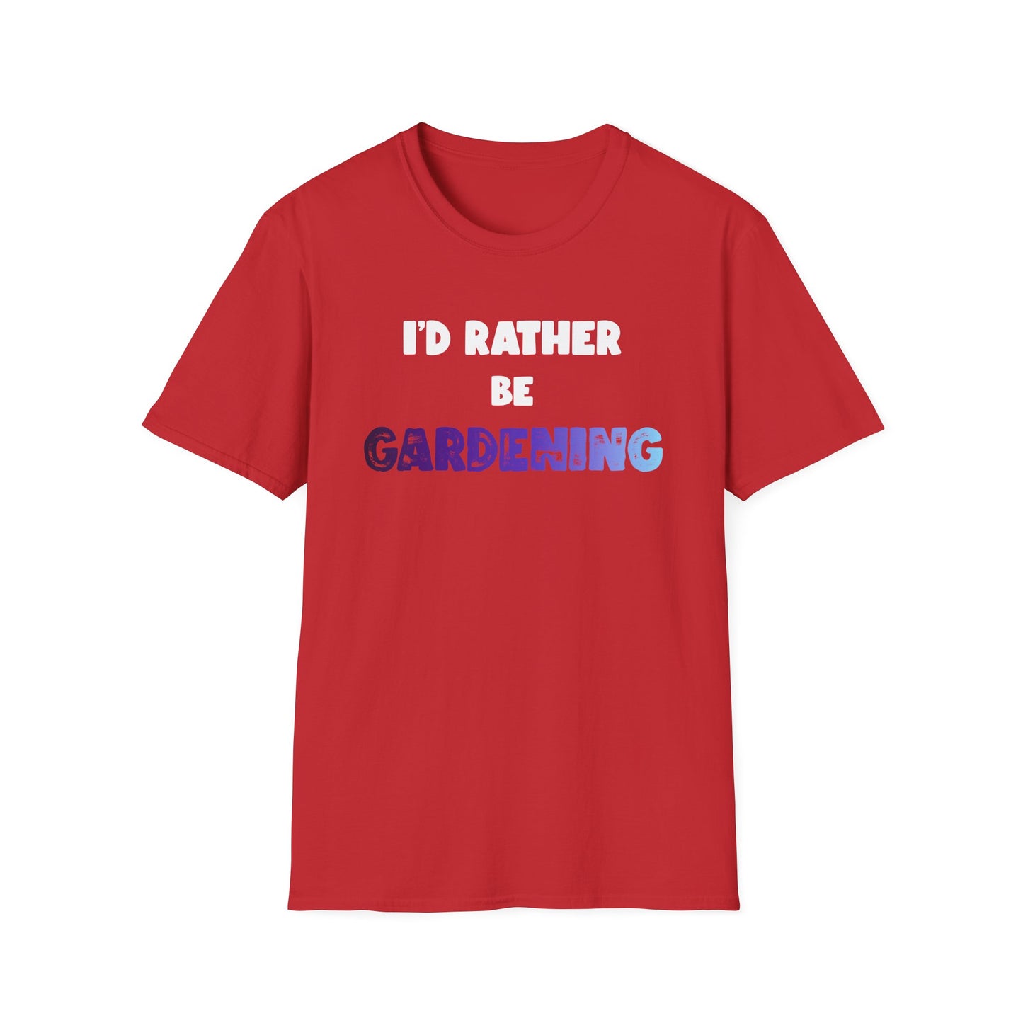 I'd Rather Be Gardening T-Shirt (Purple)