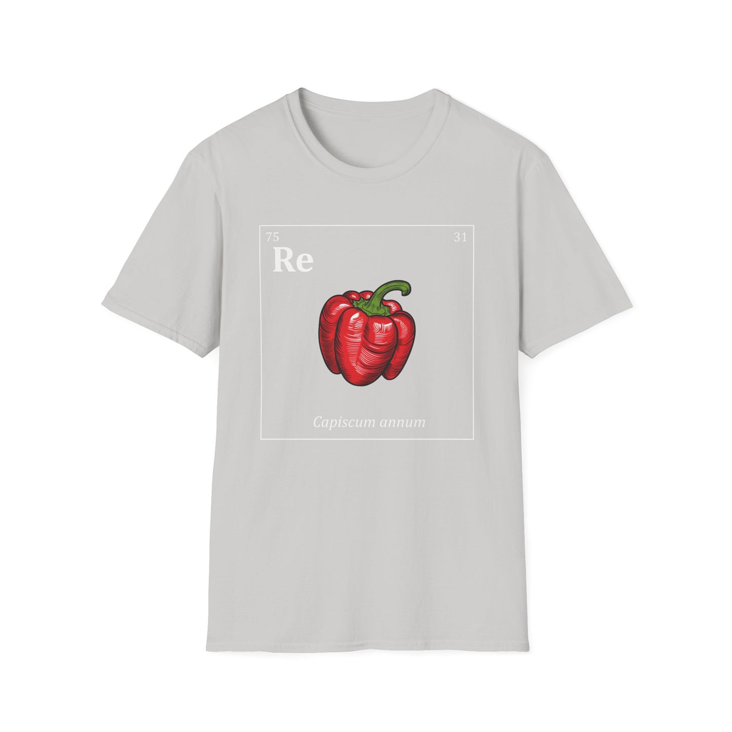 Periodic Table of Vegetables - Red Pepper T-Shirt
