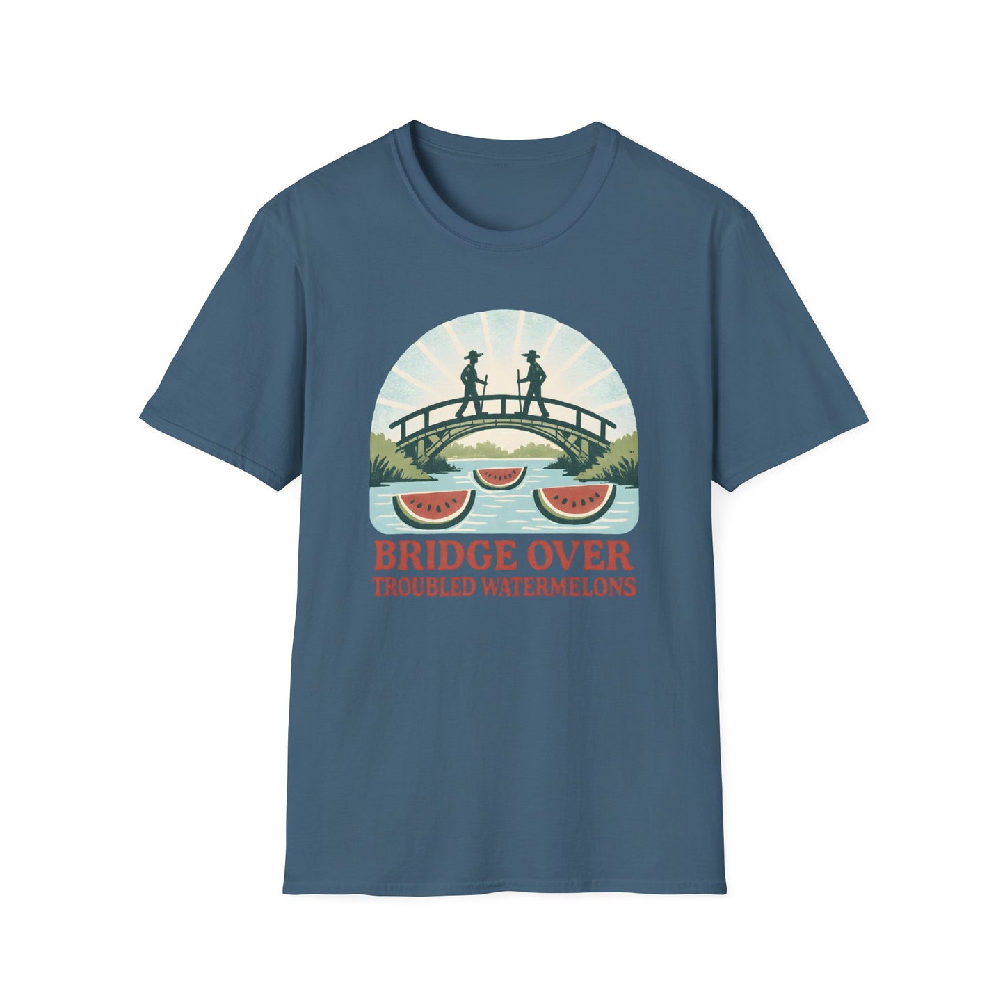 Bridge Over Troubled Watermelons T-Shirt