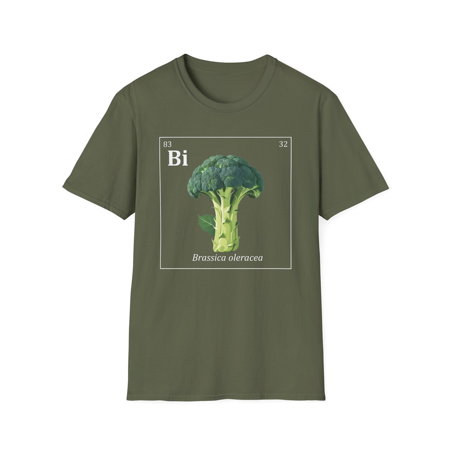 Periodic Table of Vegetables - Broccoli T-Shirt