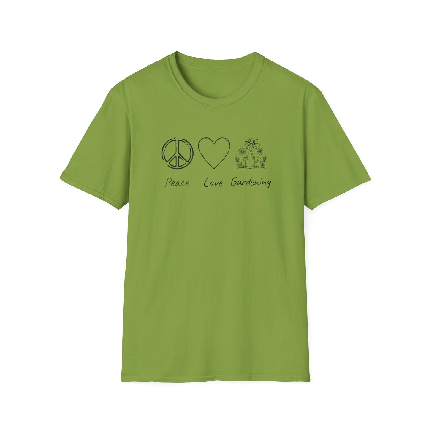 Peace Love Gardening (B) T-Shirt