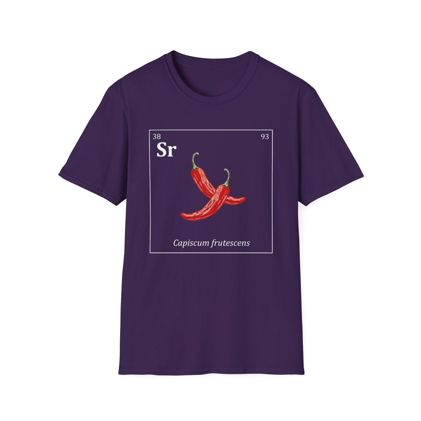 Periodic Table of Vegetables - Chili Peppers T-Shirt