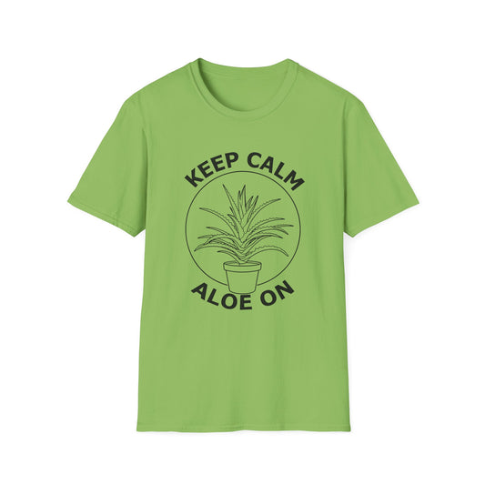 Keep Calm Aloe On T-Shirt