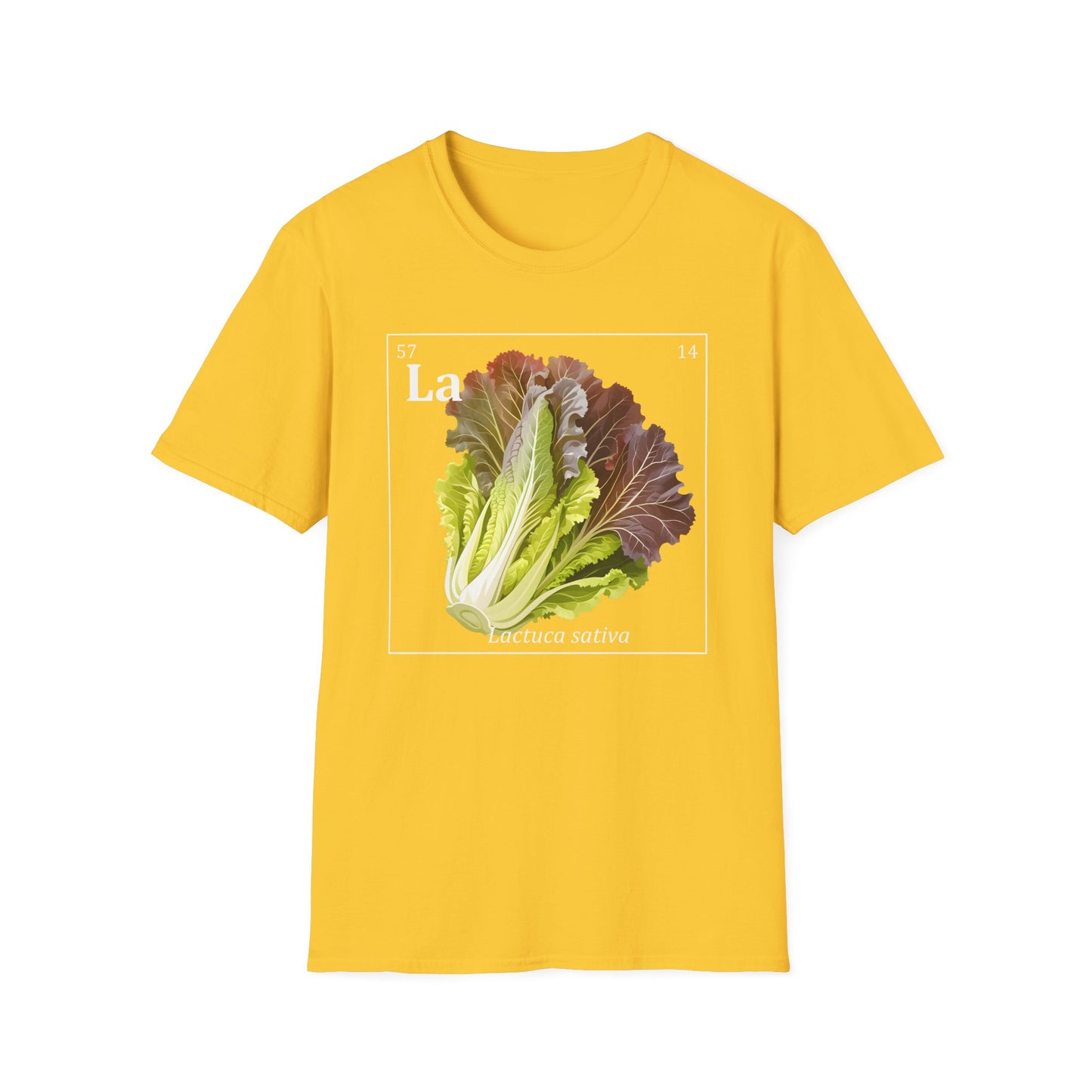 Periodic Table of Vegetables - Red Lettuce T-Shirt