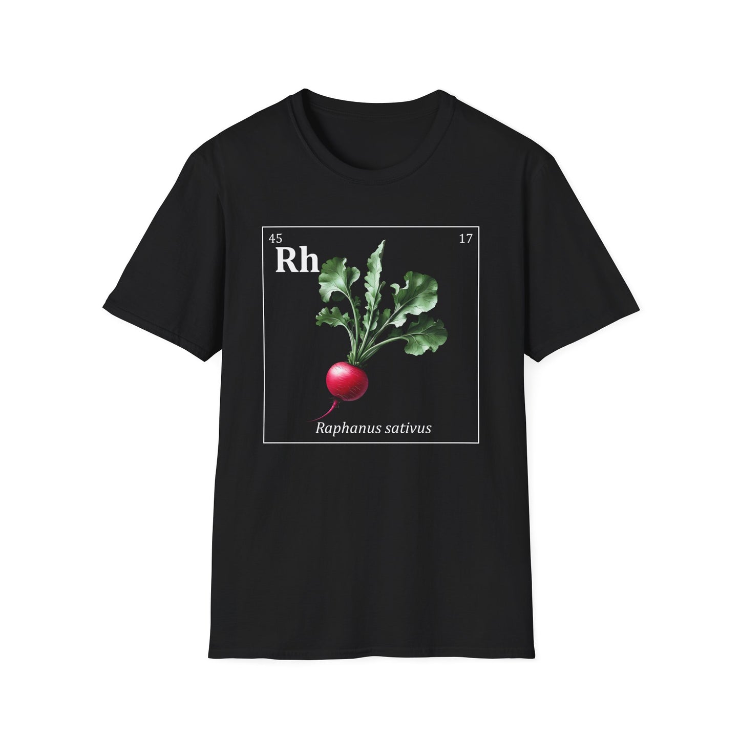 Periodic Table of Vegetables - Radish T-Shirt