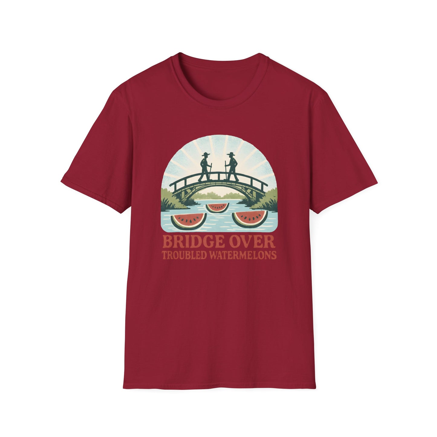 Bridge Over Troubled Watermelons T-Shirt