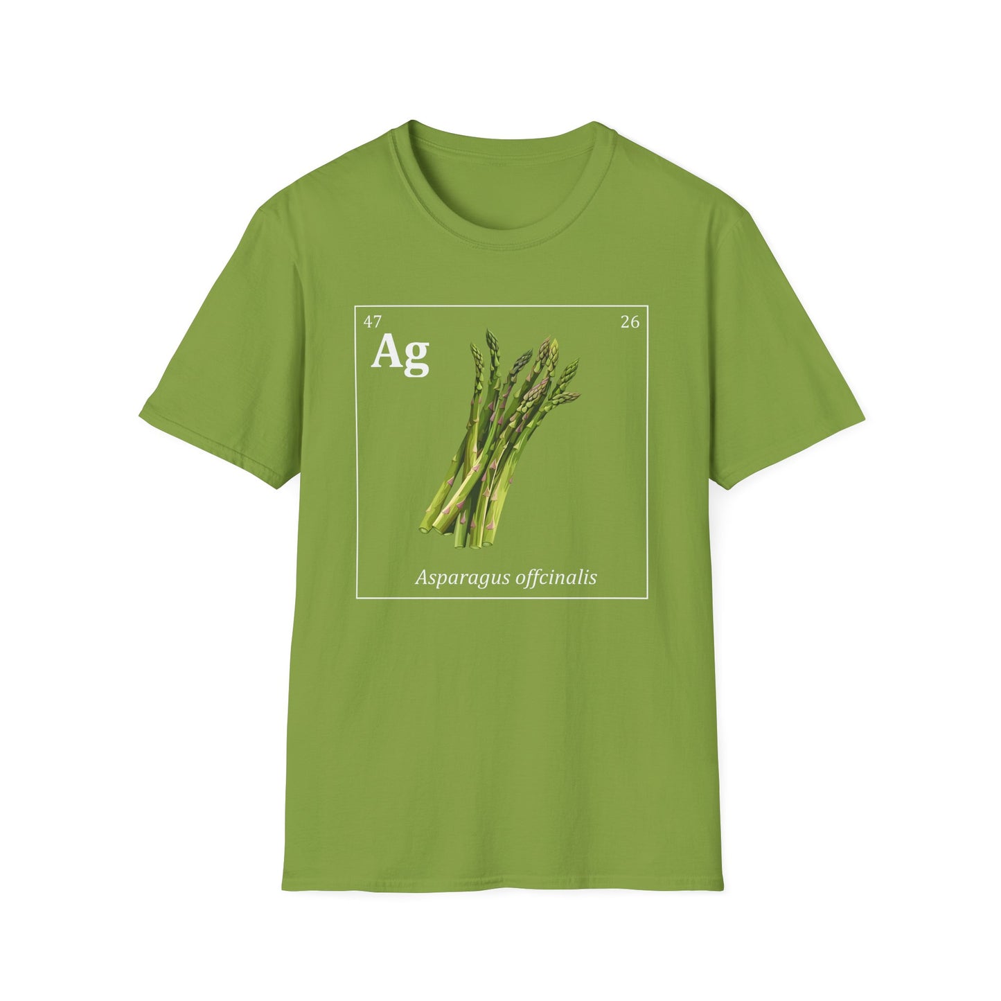 Periodic Table of Vegetables - Asparagus T-Shirt