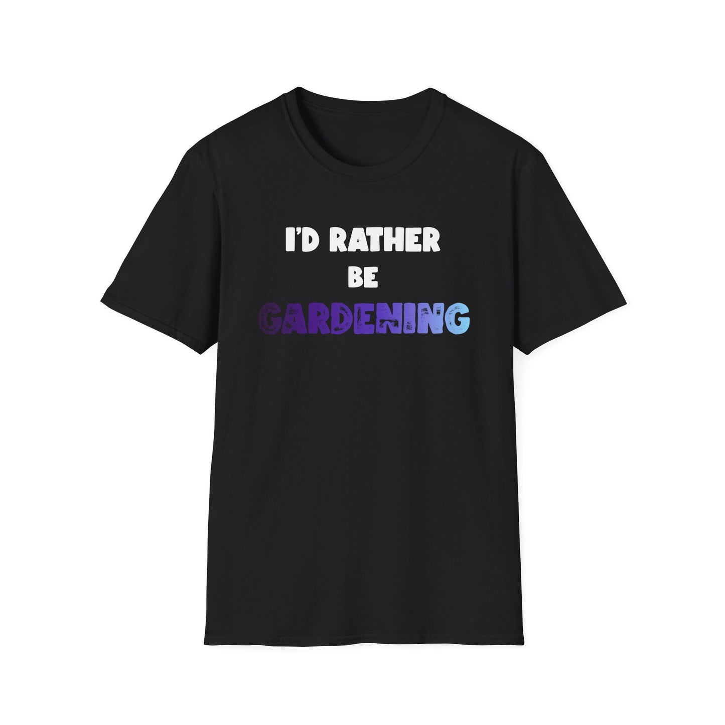 I'd Rather Be Gardening T-Shirt (Purple)
