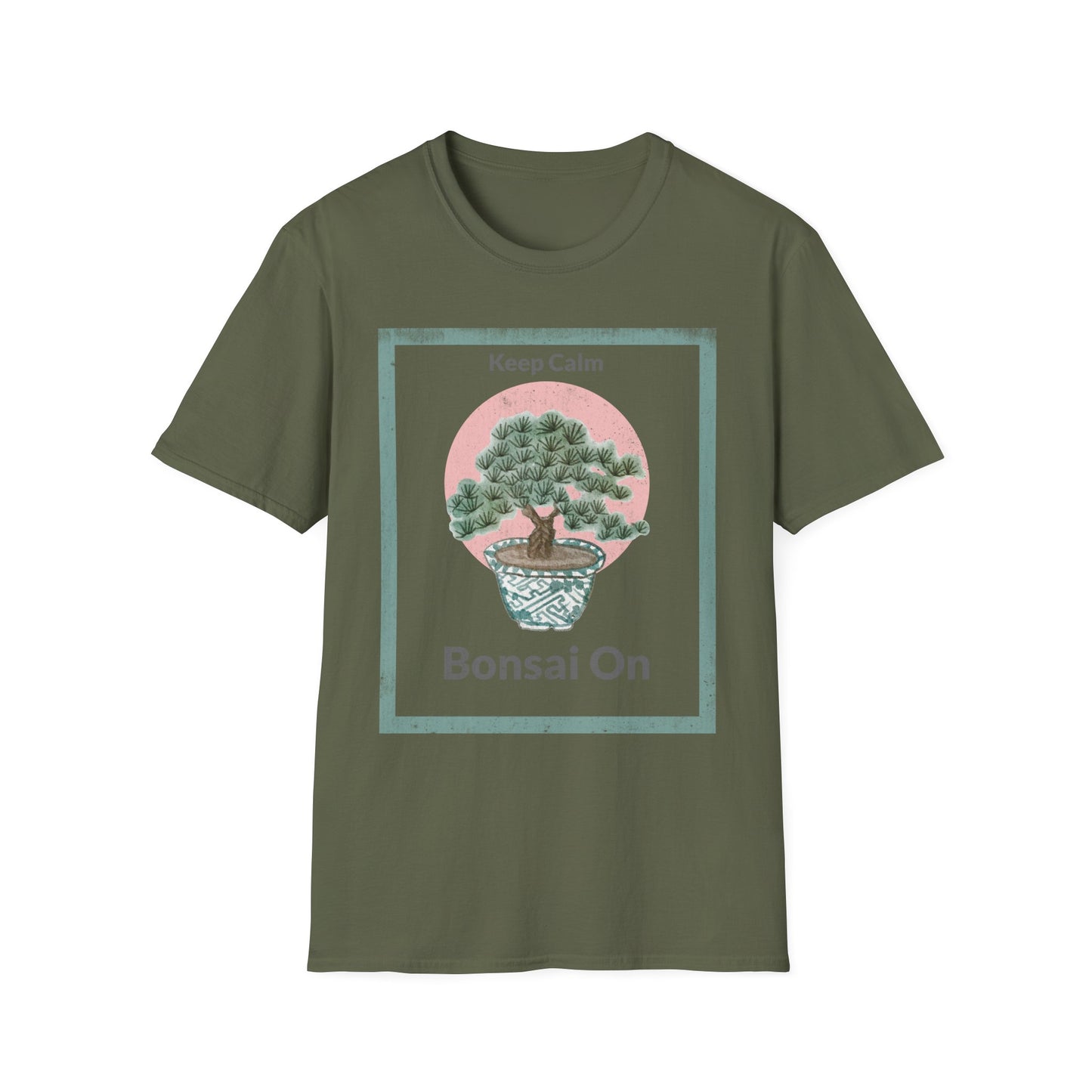Keep Calm Bonsai On T-Shirt